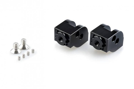 Mocowanie sportowych podnóżków PUIG 20242 (przód / tył, do przesunięcia) Czarny (N) 20242N