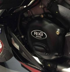 OSŁONA SILNIKA RG RACING APRILIA RSV4/ V4 TUONO 18-, LEWA STRONA BLACK