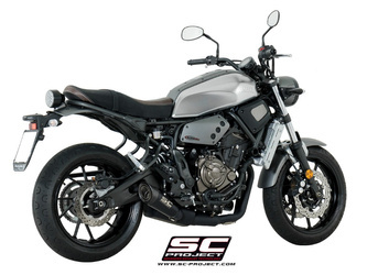 SC-Project układ wydechowy S1 Matt Black Yamaha MT-07 (2017 - 2020)