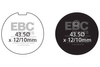 EBC Klocki hamulcowe FA039 (kpl. na 1 tarcze)