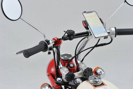 Wspornik kierownicy ze stopu aluminium 200mm  czarny