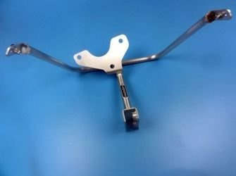 Stelaż przedni sportowy Motoholders Suzuki GSX R 600/750/96-99 srebrny