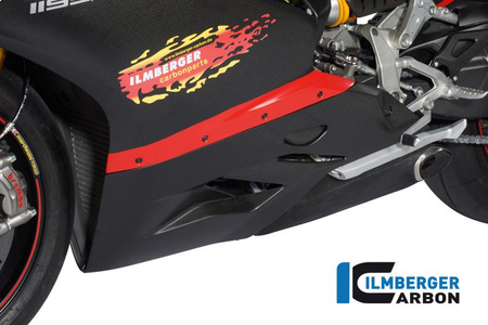 Osłona bellypan lewa carbon do motocykla Ducati Panigale 1199 (12-14) ILMBERGER VUL.005.D1199.K