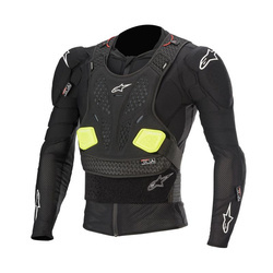 KOSZULKA Z OCHRANIACZAMI ALPINESTARS BIONIC PRO V2 BLACK/FLUO YELLOW