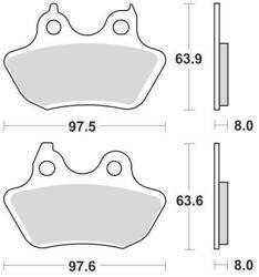 KLOCKI HAMULCOWE SBS 846 H