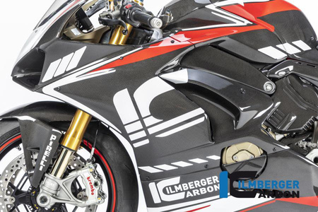 Panel boczny owiewki lewy - połysk do motocykla DUCATI Panigale V4 Racing (2018-2019) ILMBERGER VEL.053.D4RAG.K