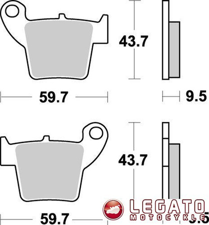 KLOCKI HAMULCOWE SBS 777 SI