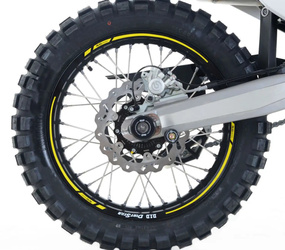 ZESTAW NAKLEJEK NA OBRĘCZ KOŁA NA RANT FELG RG RACING BLUE