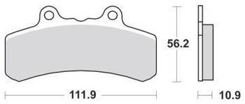 KLOCKI HAMULCOWE SBS 658 H