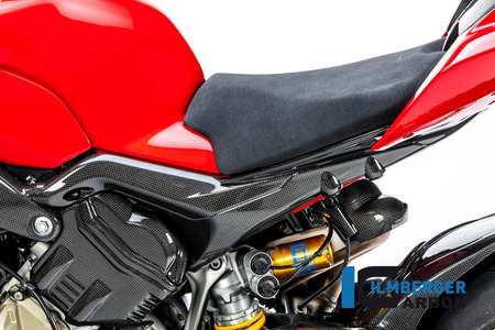 Osłona podramowa lewa - połysk ducati Streetfighter V4 2020-2022 ILMBERGER RHL.003.SFV4G.K