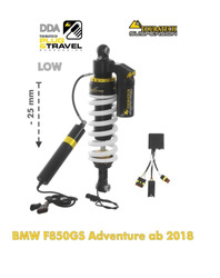 Touratech Suspension lowering -25mm shockabsorber for BMW F850GS Adventure from 2018 DDA / Plug & Travel