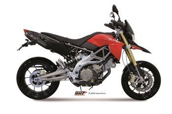 Tłumiki końcowe Mivv Suono stalowe czarne Aprilia DORSODURO 750