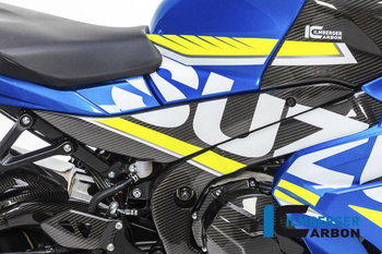 Osłona dolna zbiornika prawa carbon - Suzuki GSX-R 1000 / R (od 2017) ILMBERGER TUR.005.GXR16.K