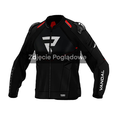 KURTKA MOTOCYKLOWA TEKSTYLNA REBELHORN VANDAL 2 BLACK RED
