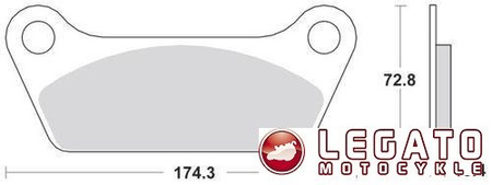 KLOCKI HAMULCOWE SBS 553 H