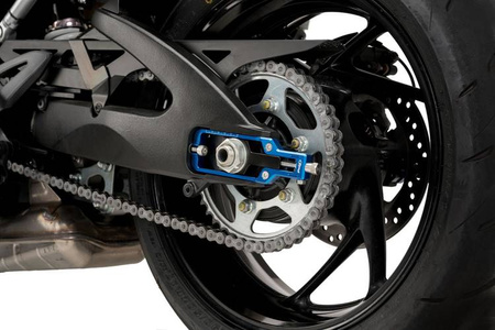 Napinacze łańcucha PUIG do Suzuki GSX-S1000 / GX 2021-2024 Niebieski (A) 21191A