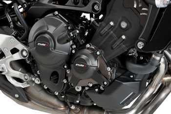 Pokrywy dekli silnika PUIG do Yamaha MT-09 / Tracer / Niken Czarny (N) 20128N