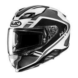 KASK HJC F71 TOZZ BLACK/WHITE