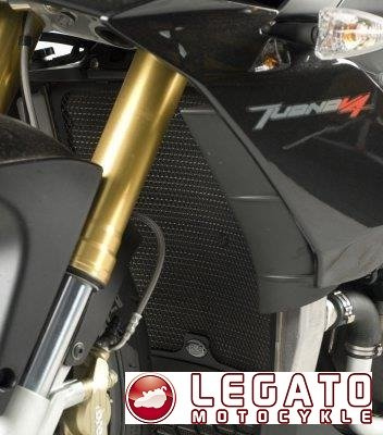 OSŁONA CHŁODNICY APRILIA V4 TUONO 11- BLACK