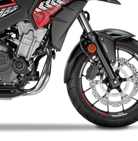 Przedłużenie błotnika do Kawasaki Z650RS 2022-2025 (przednie) Czarny (N) 21254N