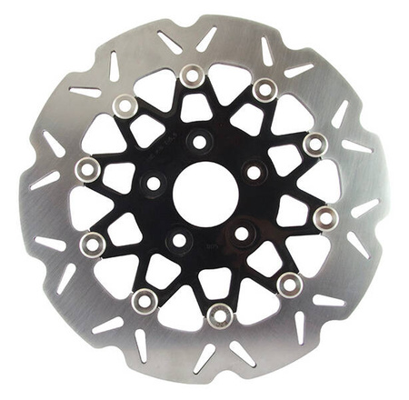 EBC Tarcza hamulcowa motocyklowa VR025BLK VEE, do amerykańskich motocykli