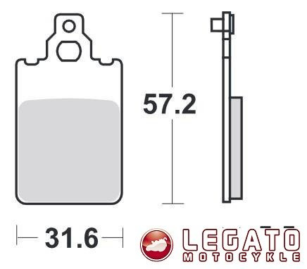 KLOCKI HAMULCOWE SBS 109 HF