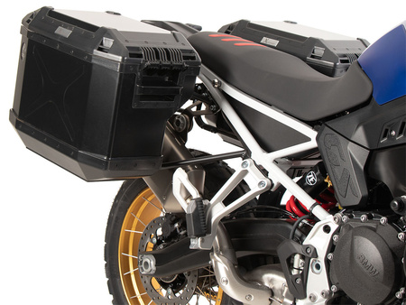 Sidecarrier Cutout black incl. Xplorer sideboxes black for BMW F 900 GS (2024-)