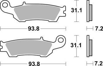 KLOCKI HAMULCOWE SBS 840 RSI