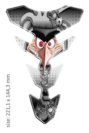 ONEDESIGN tankpad Expression Slim face szara