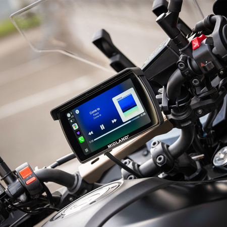 Midland Ekran BikePlay PRO CarPlay i Android Auto dla Twojego motocykla.