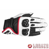 Rękawice Alpinestars CELER skórzane biało czarno czerwone