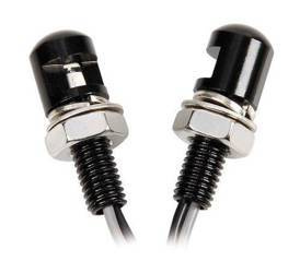 90179 Śruby led, niebieskie światło, 2 szt czarne