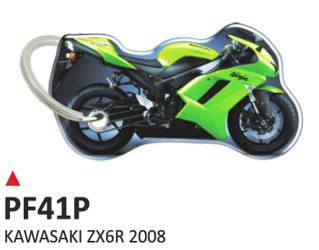 ONEDESIGN Dwustronny wypukły brelok na klucze Kawasaki ZX6R 2008
