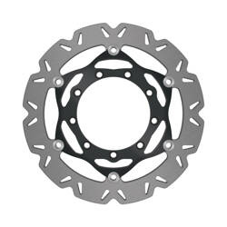 EBC Tarcza hamulcowa motocyklowa SMX6042 Supermoto, 320mm, konturowa, Carbon Look