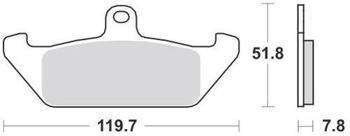 KLOCKI HAMULCOWE SBS 594 HF