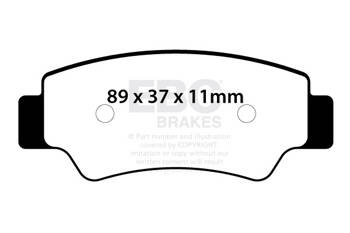 EBC Klocki hamulcowe SXR747HH Side By Side Race Formula (kpl. na 1 tarcze)