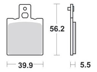 KLOCKI HAMULCOWE SBS 131 HF
