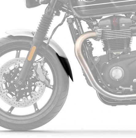 Przedłużenie błotnika do Triumph Speed Twin 22 (przednie) Czarny (N) 21257N