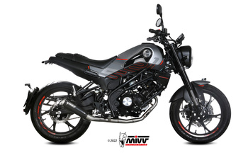 Mivv Układ wydechowy X-M1 BLACK stal nierdzewna BENELLI LEONCINO 125 2022-2024