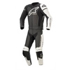 KOMBINEZON SKÓRZANY 2 CZ. ALPINESTARS GP FORCE PHANTOM BLACK/WHITE/METALLIC GREY