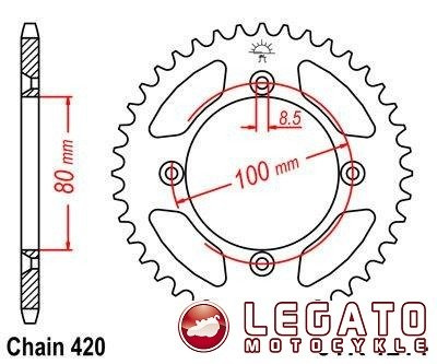 ZĘBATKA NAPĘDOWA JT TYŁ