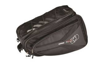 Sakwy tekstylne (60L) P60R OXFORD kolor czarny