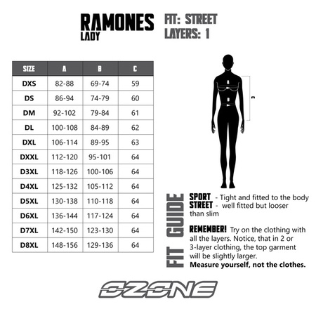 KURTKA SKÓRZANA OZONE RAMONES LADY BLACK