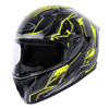 Kask Motocyklowy Ozone Integralny Sprint Black/Grey/Fluo Yellow