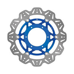 EBC Tarcza hamulcowa motocyklowa VR1141BLU VEE, niebieska