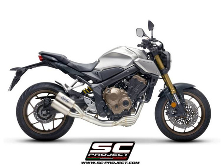 SC-Project pełny układ wydechowy Twin CR-T tytan Honda CB650R (2019-2020)