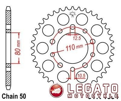 ZĘBATKA NAPĘDOWA JT TYŁ (530)