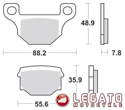 KLOCKI HAMULCOWE SBS 203 CT