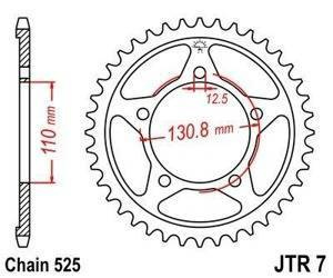ZĘBATKA NAPĘDOWA JT TYŁ (525)