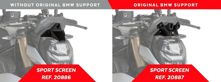 Owiewka PUIG do BMW S1000R 21-24 (Sport, do org. wspornika) Przezroczysty (W) 20887W